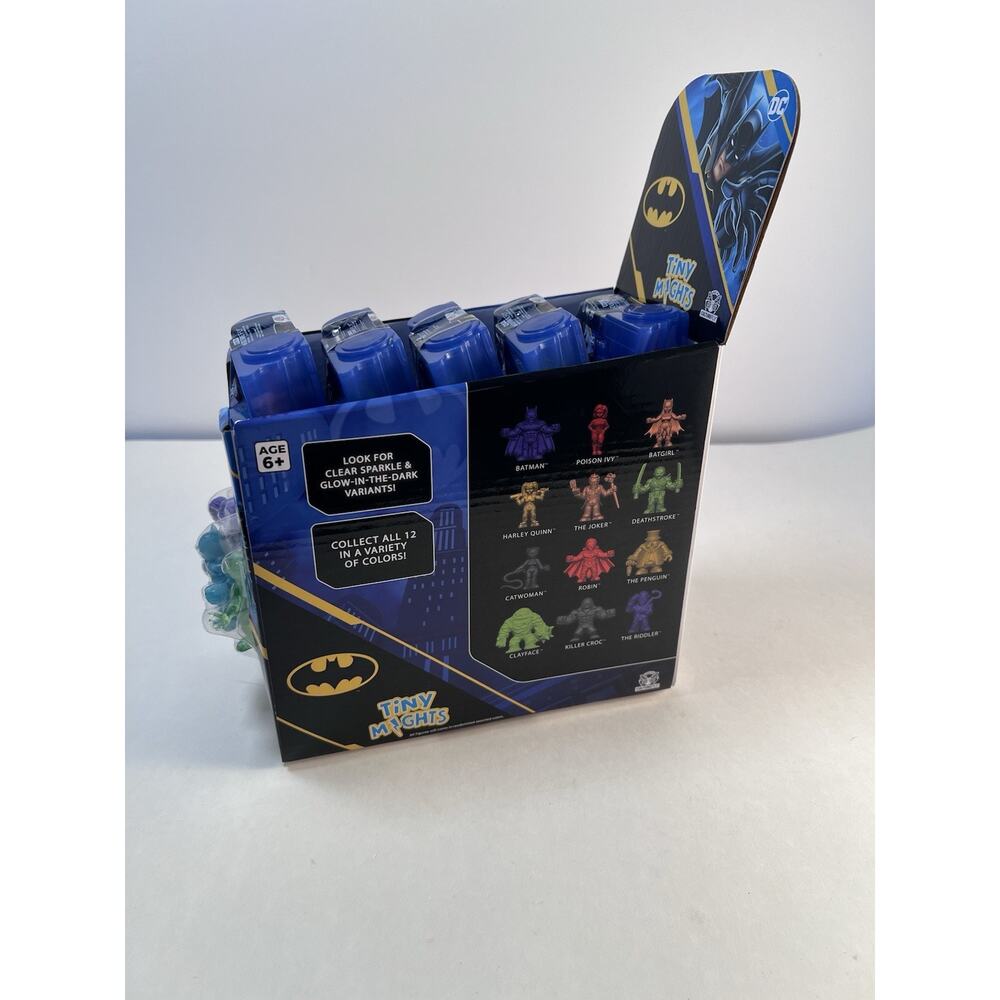 Batman DC Tiny Mights display case with 15 mystery batmobiles w/ 3 Figures Each - Picture 2 of 9